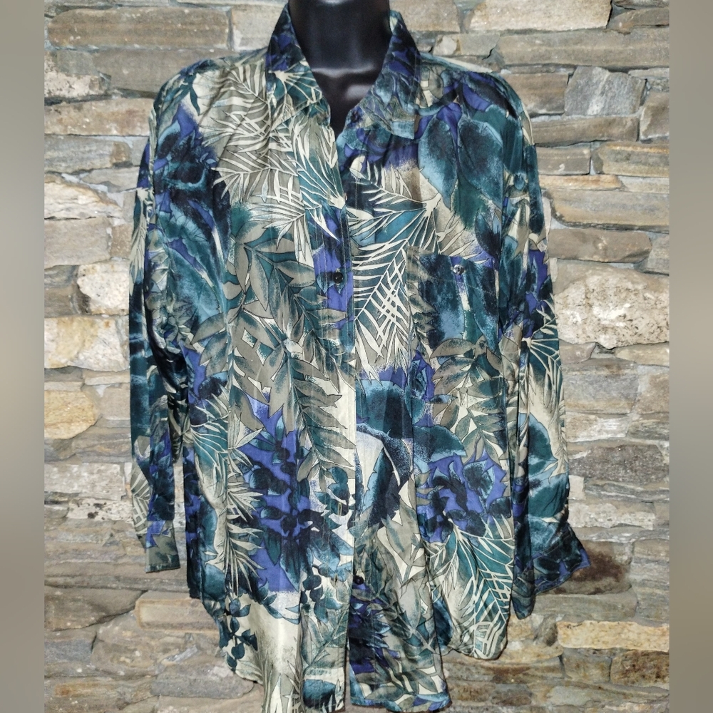 Whistles 100% silk blouse size M great condition, full cut long sleeve - Picture 4 of 5